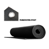 Yoga Mat - Thick - With Eyelets - Black